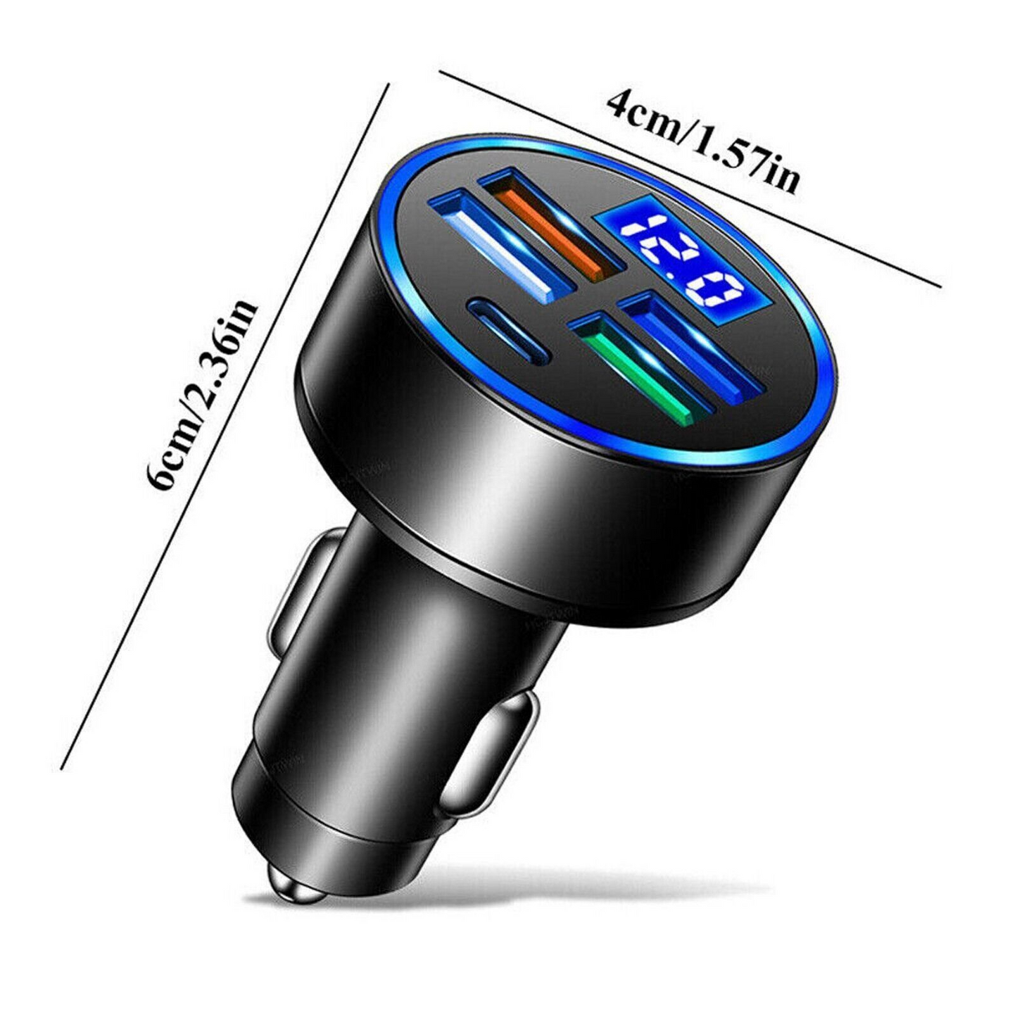 5 USB Port Super Fast Car Charger Adapter For iPhone Samsung Android